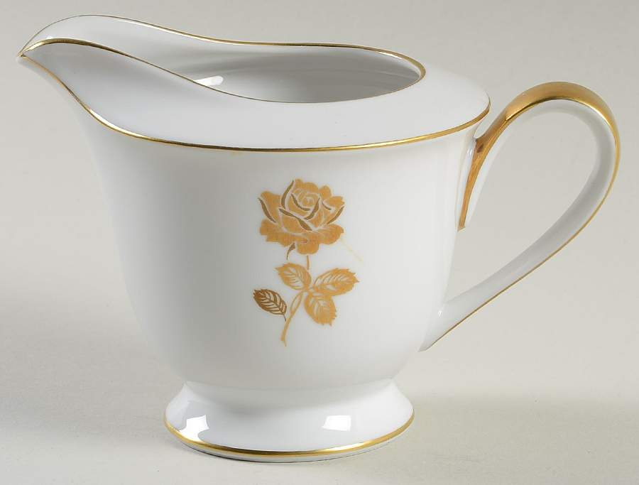 Gold Rose Creamer by Sango-1
