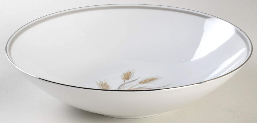 Golden Wheat 9" Round Vegetable Bowl by Sango-1