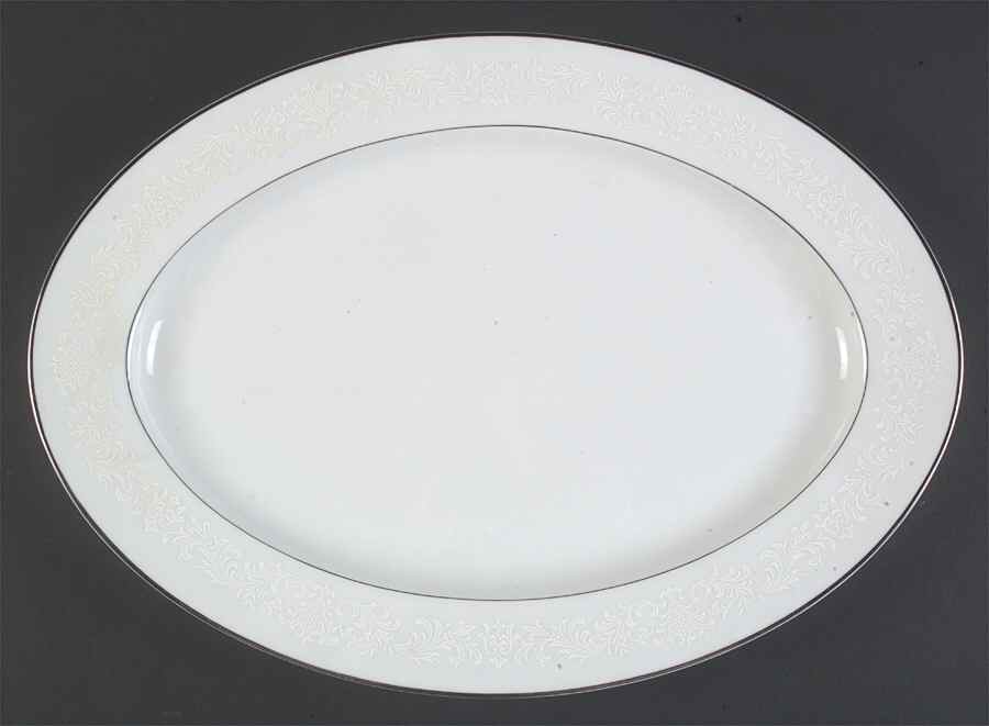 Granada 16" Oval Serving Platter by Sango-1