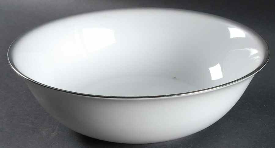 Grey Mist 9" Round Vegetable Bowl by Sango-1