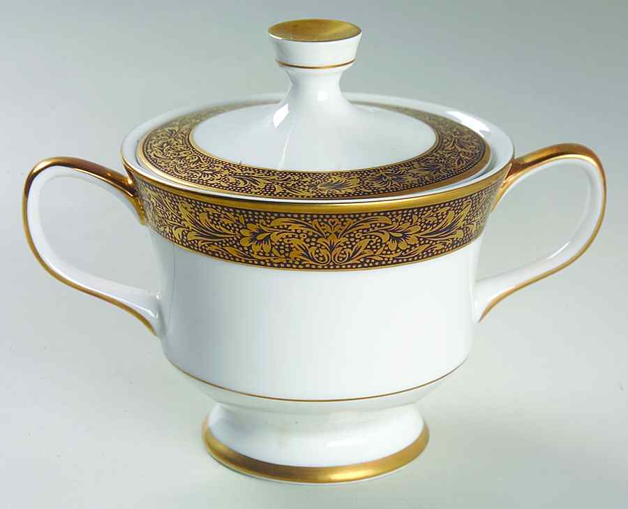 Hampton Sugar Bowl & Lid by Sango-1