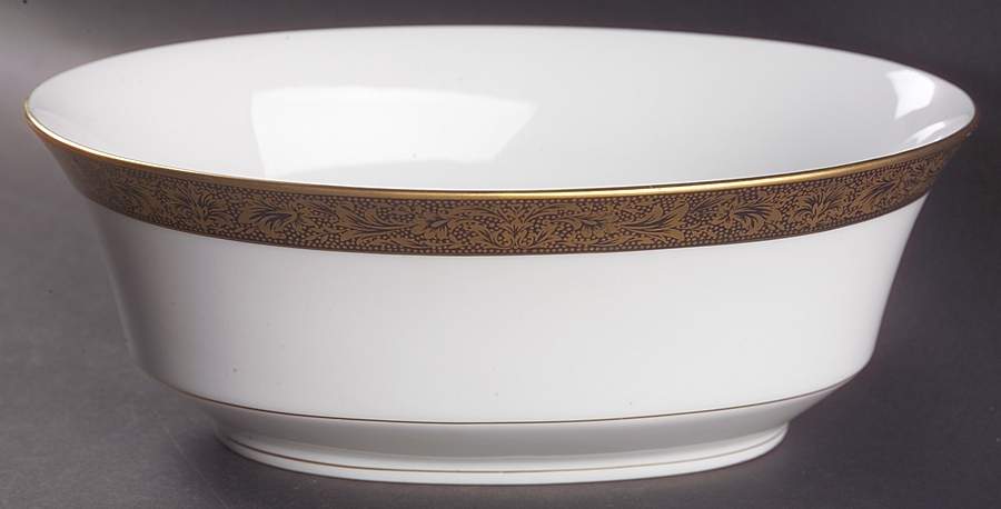 Hampton 9" Oval Vegetable Bowl by Sango-1