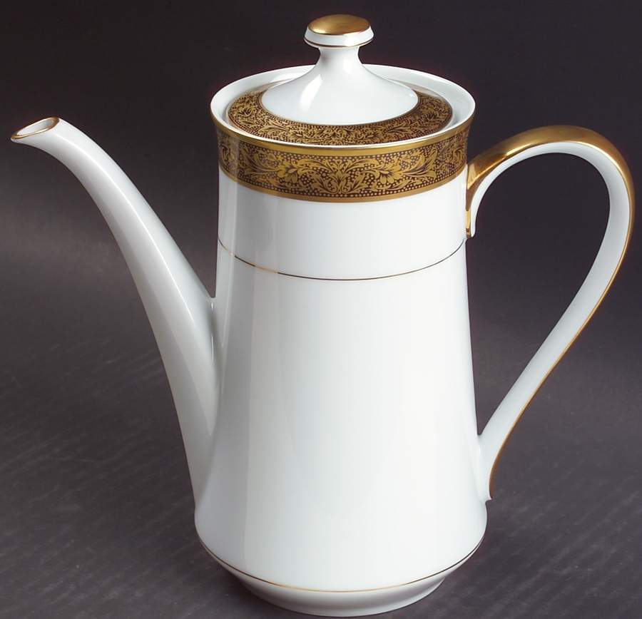Hampton Coffee Pot & Lid by Sango-1