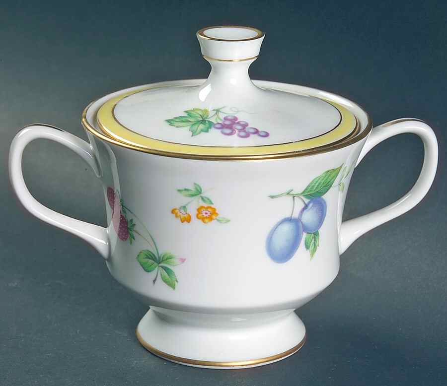 Hartsdale Sugar Bowl & Lid by Sango-1