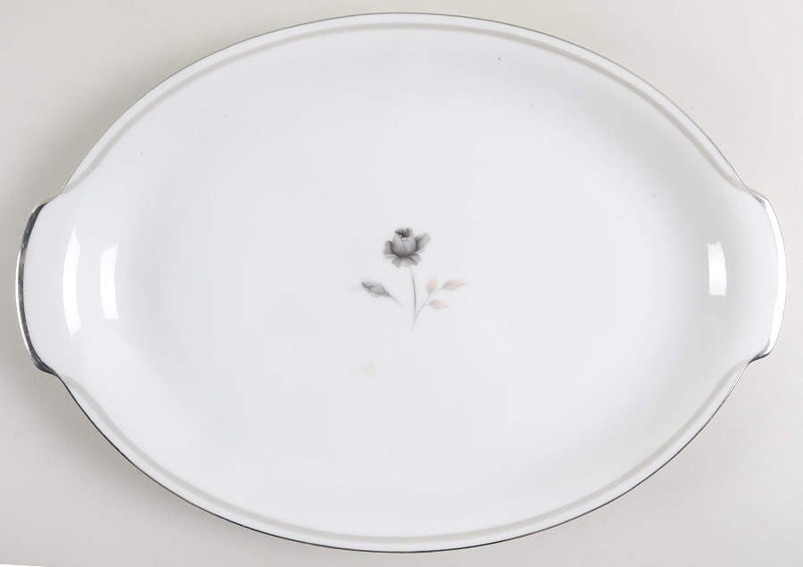 Harmony 14" Oval Serving Platter by Sango-1