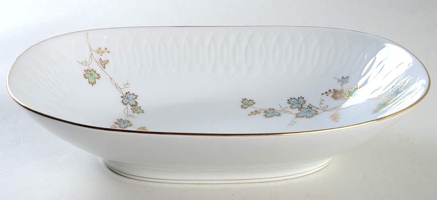 Haru 10" Oval Vegetable Bowl by Sango-1