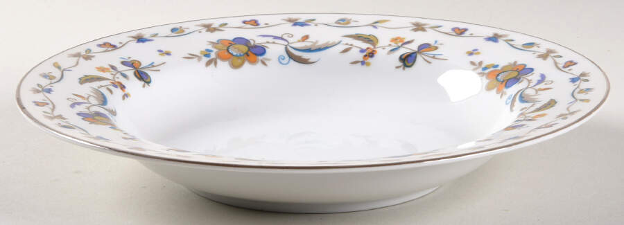 Heather Rim Soup Bowl by Sango-1