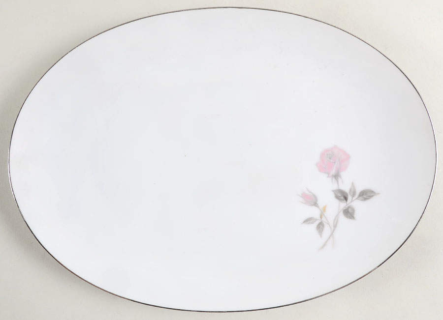 Helene 12" Oval Serving Platter by Sango-1