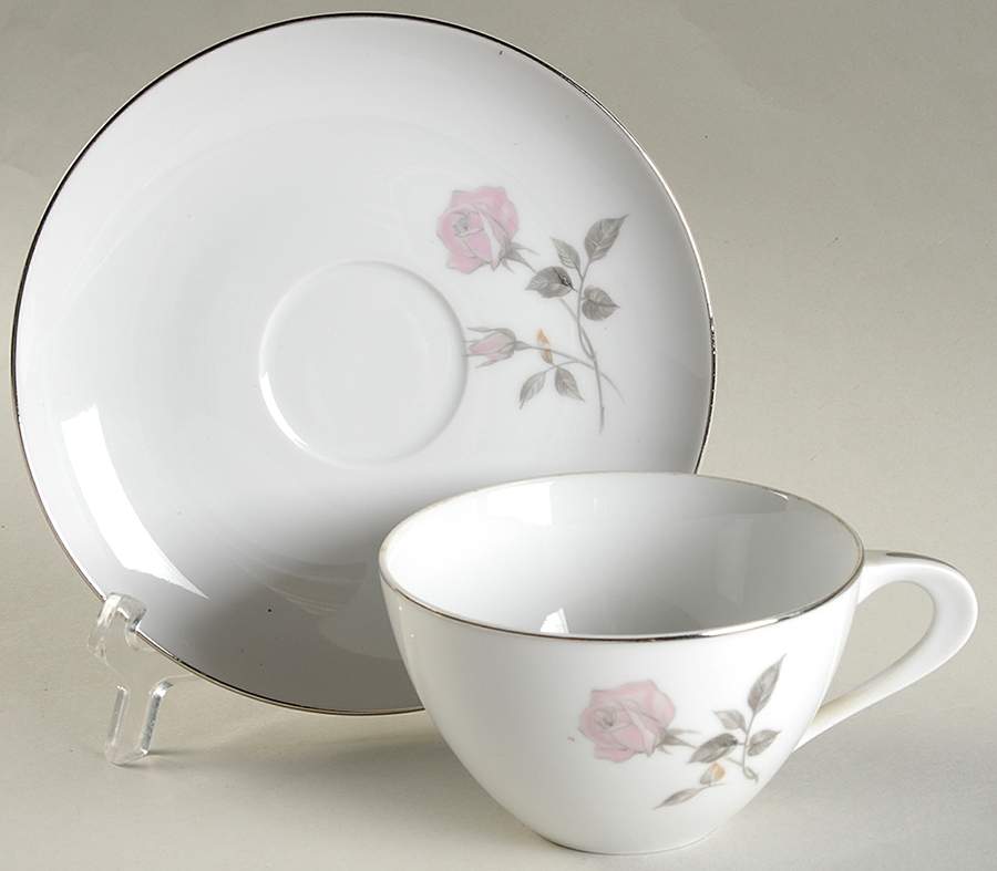 Helene Flat Cup & Saucer Set by Sango-1