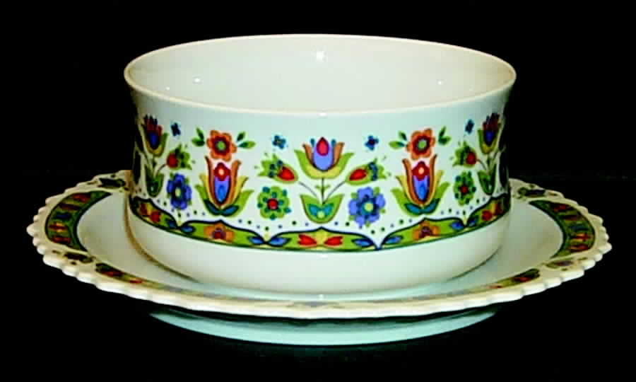 Hellespont Gravy Boat with Attached Underplate by Sango-1