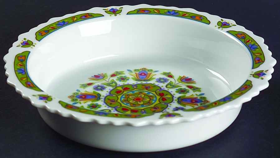 Hellespont Rim Cereal Bowl by Sango-1