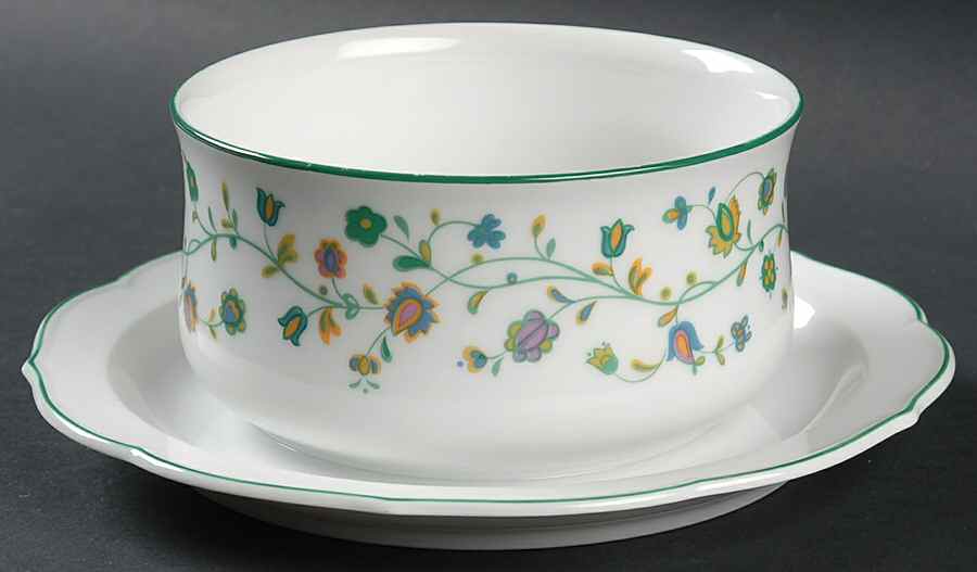 High Country Gravy Boat with Attached Underplate by Sango-1
