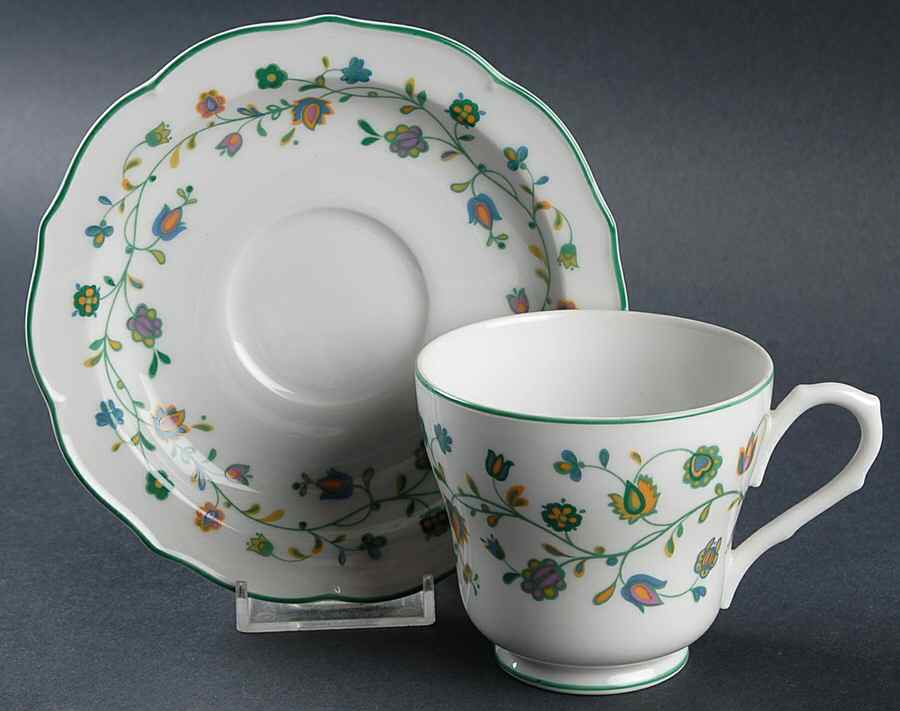 High Country Footed Cup & Saucer Set by Sango-1