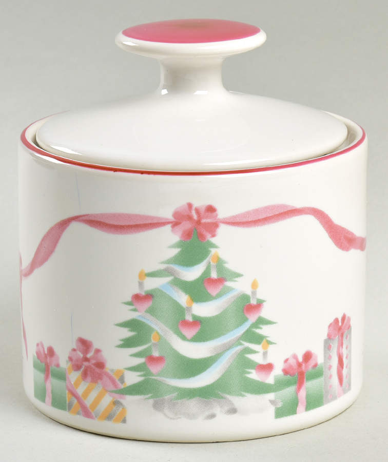 Home for Christmas (Indonesia) Sugar Bowl & Lid by Sango-1