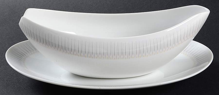 Horizon Gravy Boat & Underplate by Sango-1