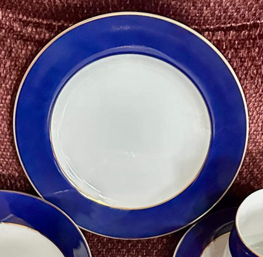 Imperial Blue Salad Plate by Sango-1