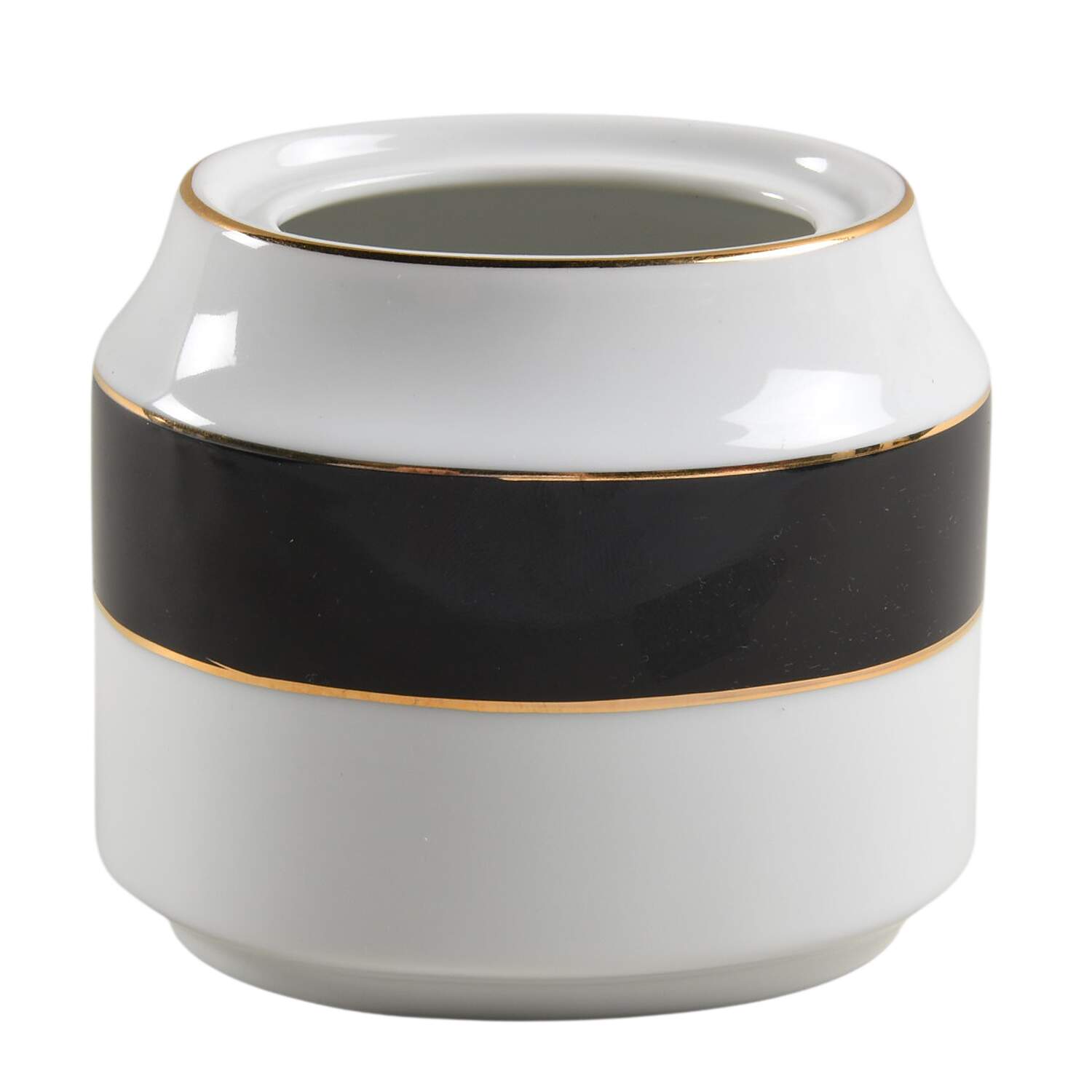 Imperial Black Sugar Bowl No Lid by Sango-1