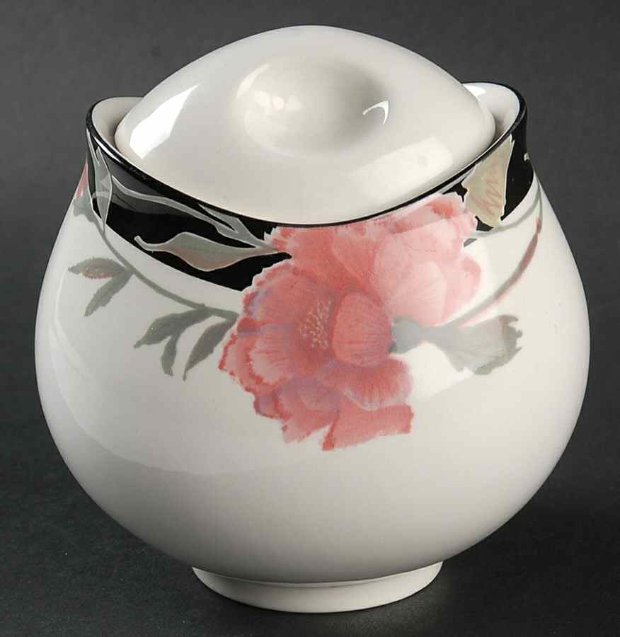 Impression Sugar Bowl & Lid by Sango-1