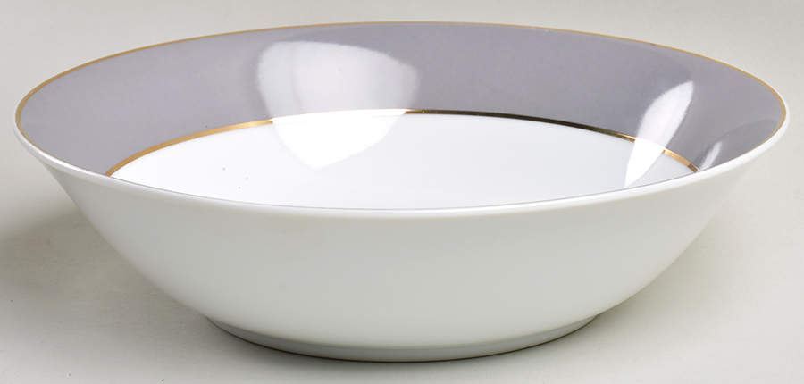 Imperial Gray 9" Round Vegetable Bowl by Sango-1