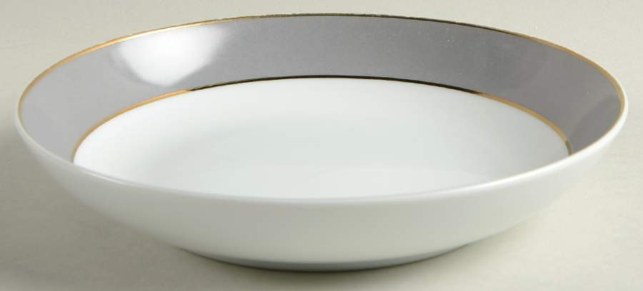 Imperial Gray Coupe Soup Bowl by Sango-1