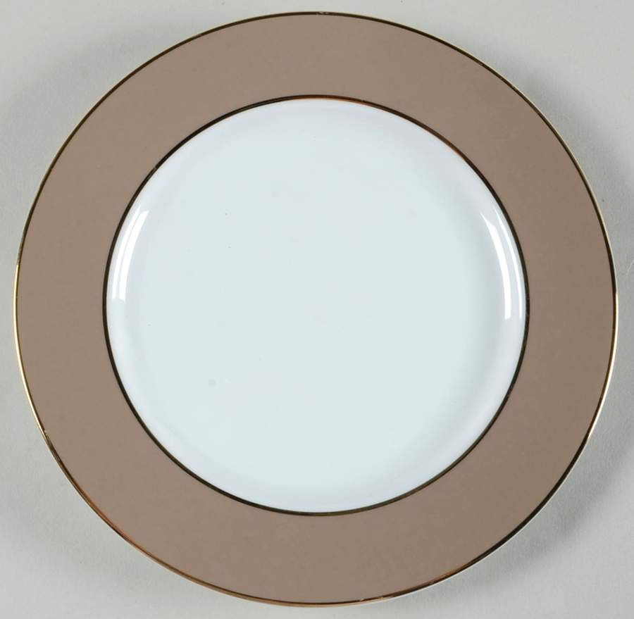 Imperial Taupe Salad Plate by Sango-1