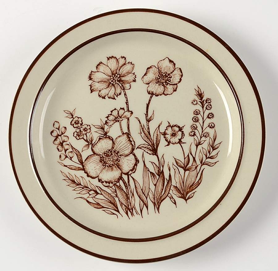 Indian Summer Salad Plate by Sango-1