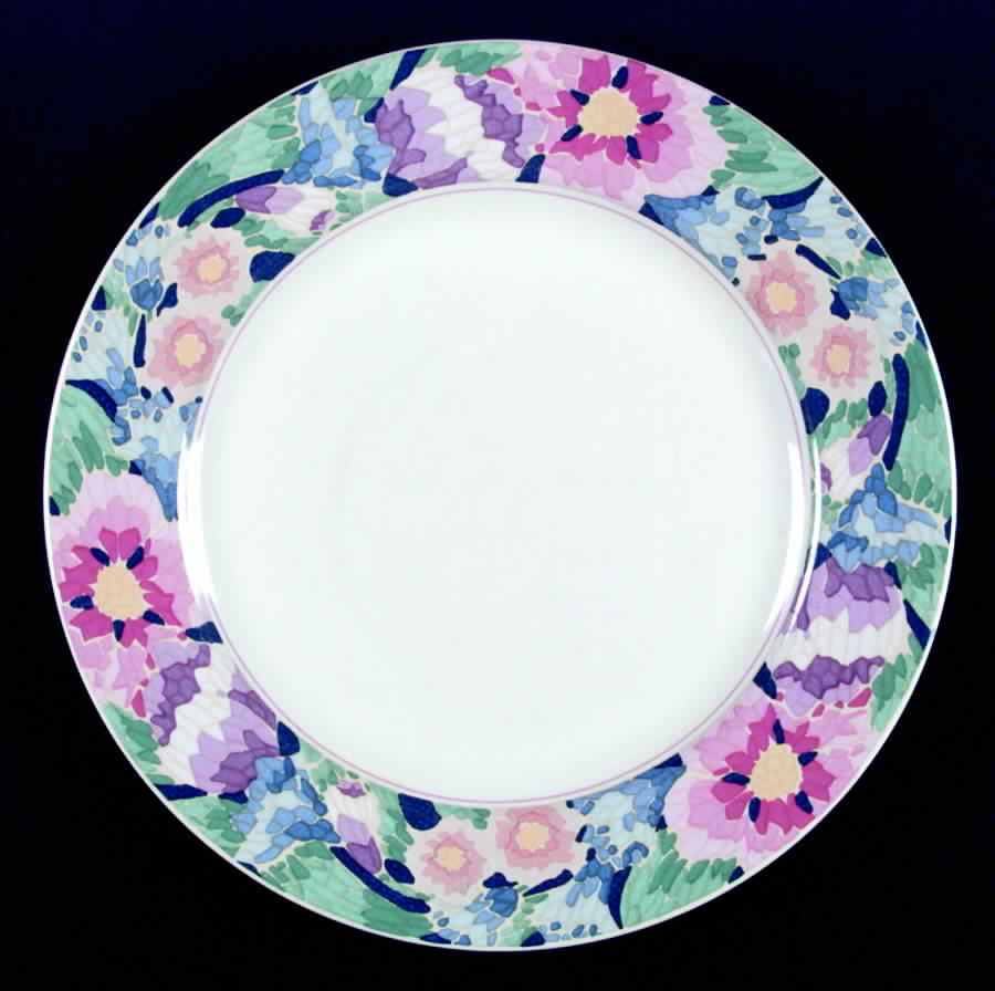 Island Flower Dinner Plate by Sango-1