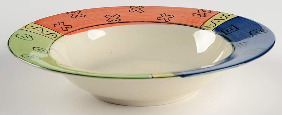 Italia Large Rim Soup Bowl by Sango-1