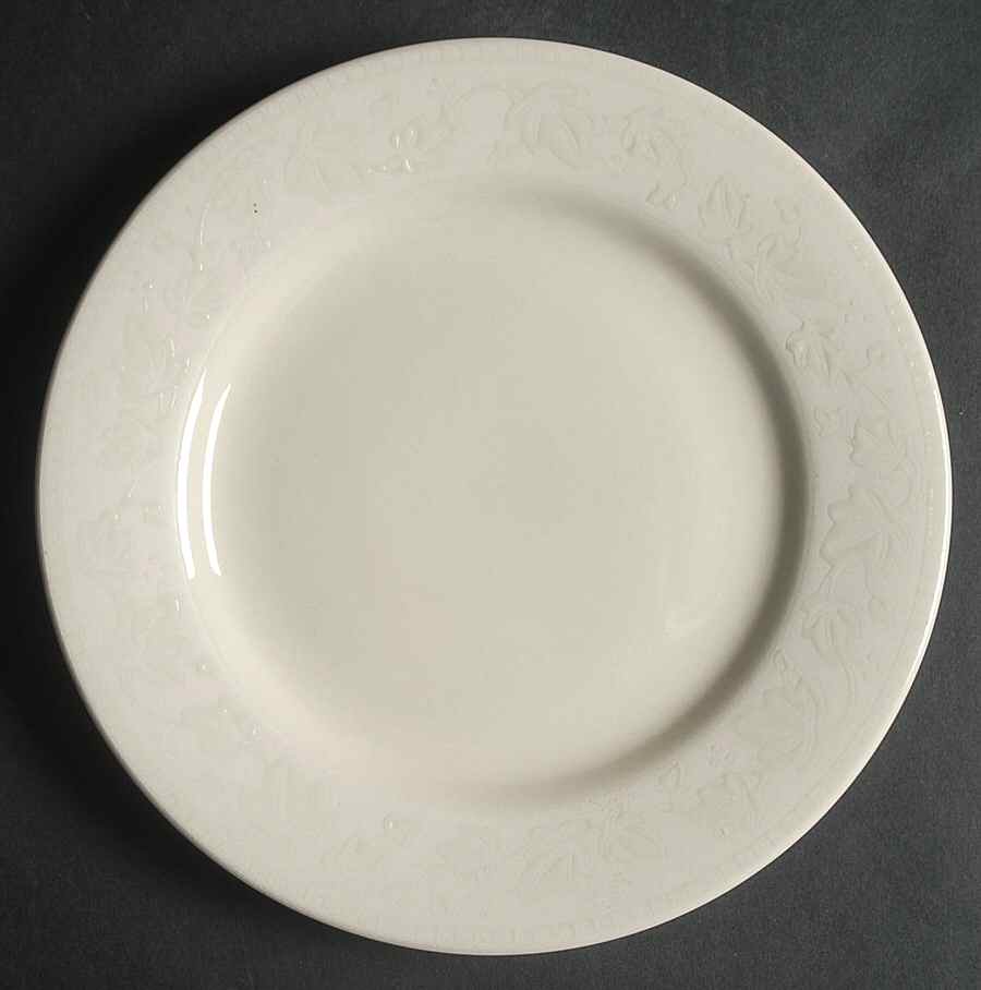 Ivy Charm White Salad Plate by Sango-1