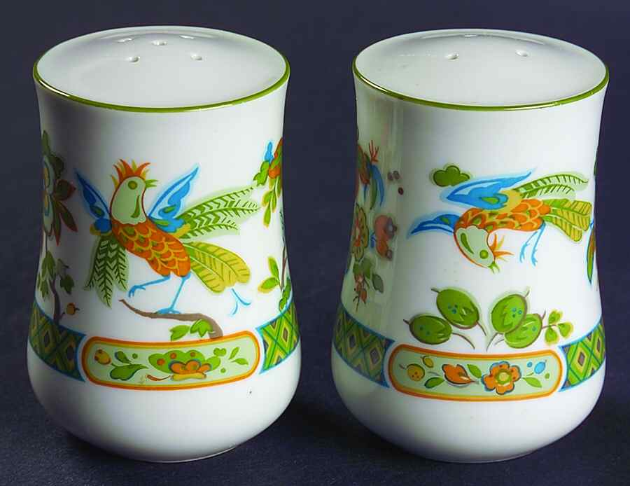 Jade Garden Salt & Pepper Set by Sango-1