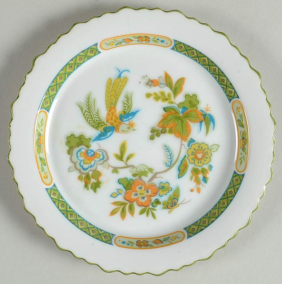 Jade Garden Bread & Butter Plate by Sango-1