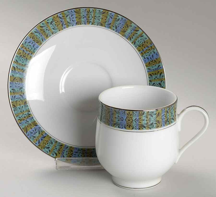 Janis Flat Cup & Saucer Set by Sango-1