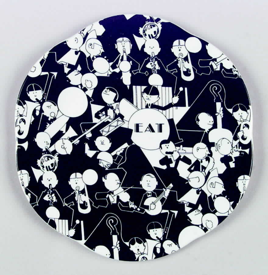 Jazz Dinner Plate by Sango-1