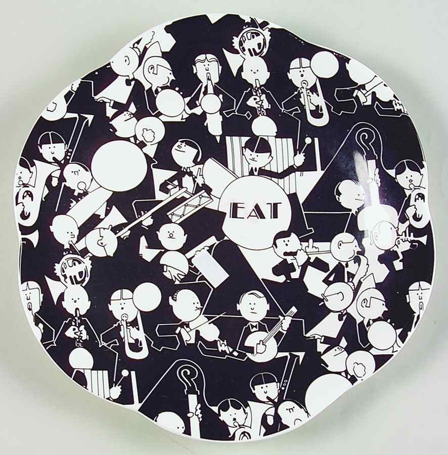 Jazz Salad Plate by Sango-1