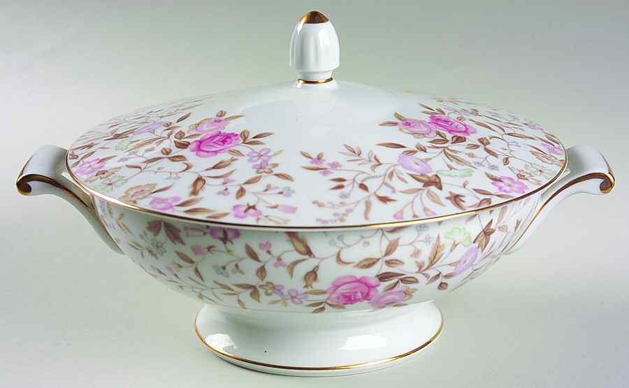 Jeannette Round Covered Vegetable by Sango-1