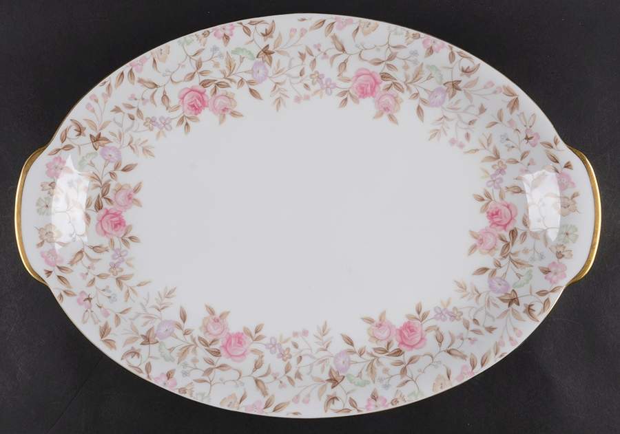 Jeannette 16" Oval Serving Platter by Sango-1