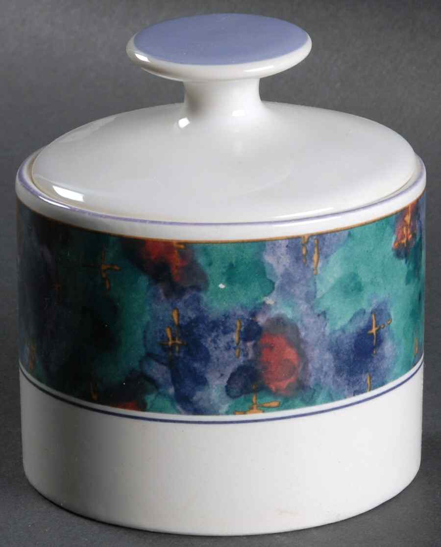 Jewel Sugar Bowl & Lid by Sango-1