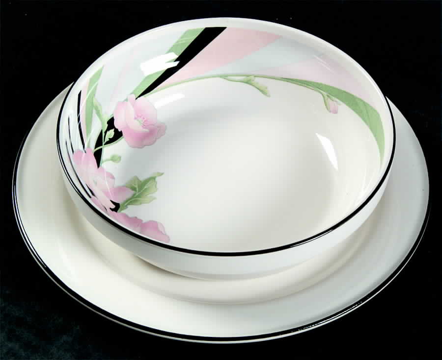 Jolie Gravy Boat with Attached Underplate by Sango-1