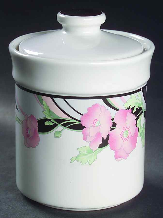 Jolie Large Canister & Lid by Sango-1