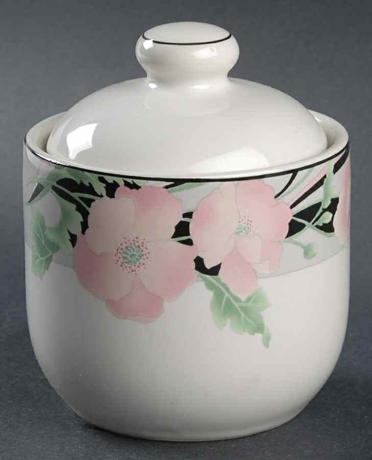 Jolie II Sugar Bowl & Lid by Sango-1
