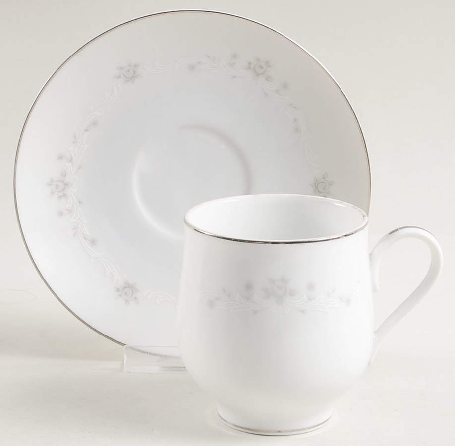 Julie Flat Cup & Saucer Set by Sango-1
