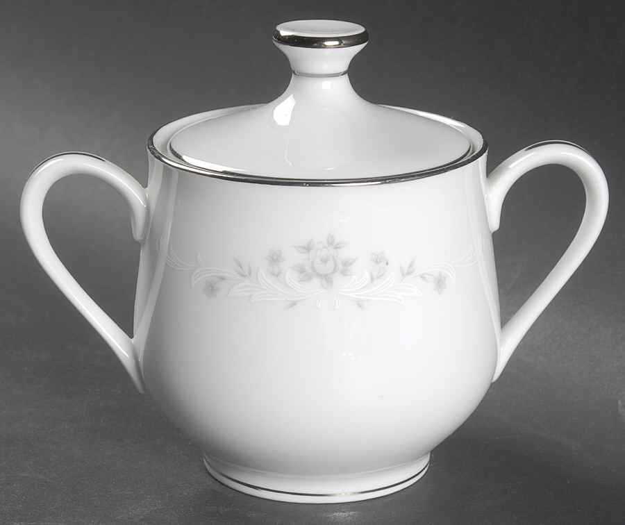 Julie Sugar Bowl & Lid by Sango-1