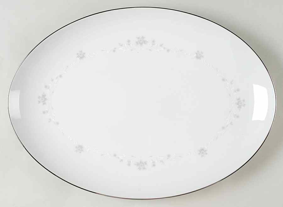 Julie 15" Oval Serving Platter by Sango-1