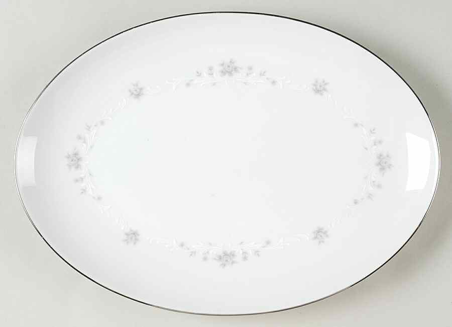 Julie 12" Oval Serving Platter by Sango-1