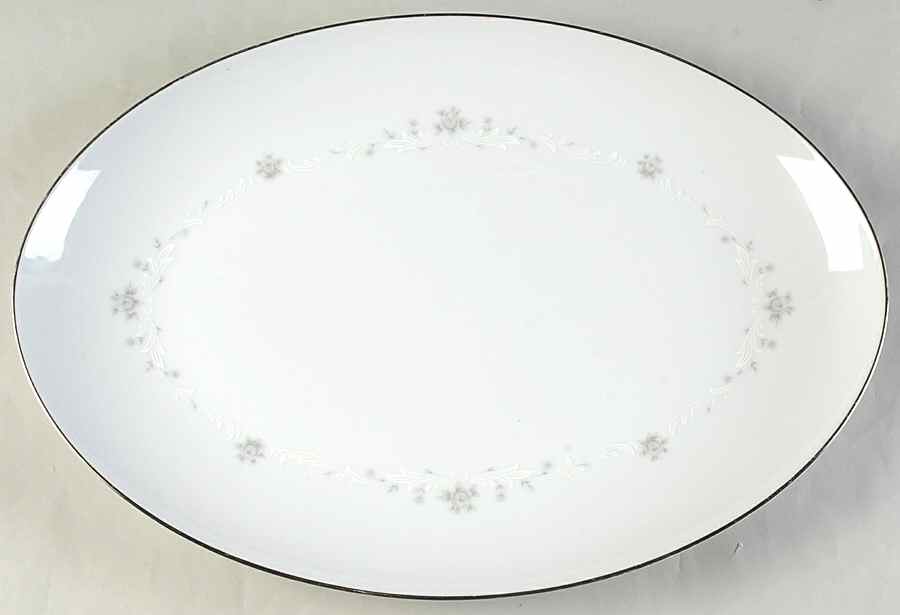 Julie 16" Oval Serving Platter by Sango-1