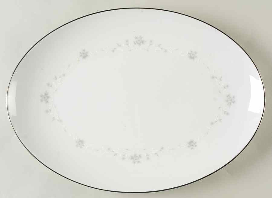 Julie 14" Oval Serving Platter by Sango-1