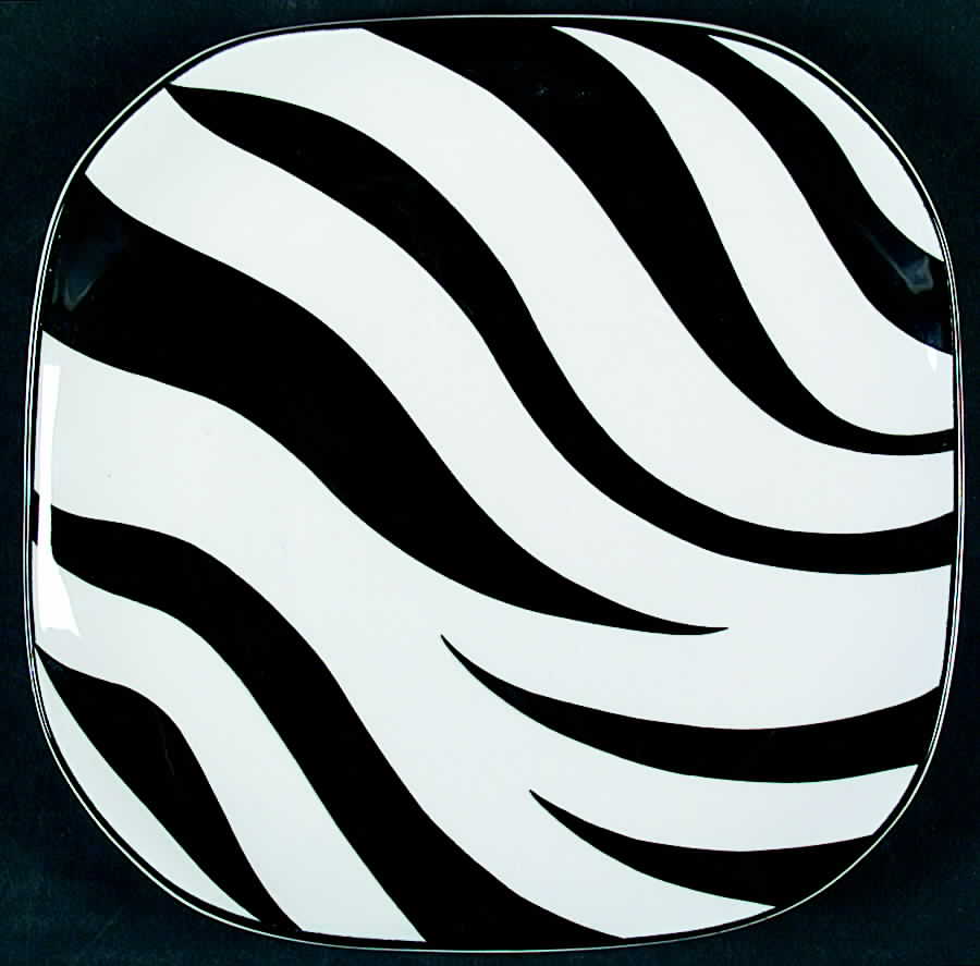 Kenya Black Salad Plate by Sango-1