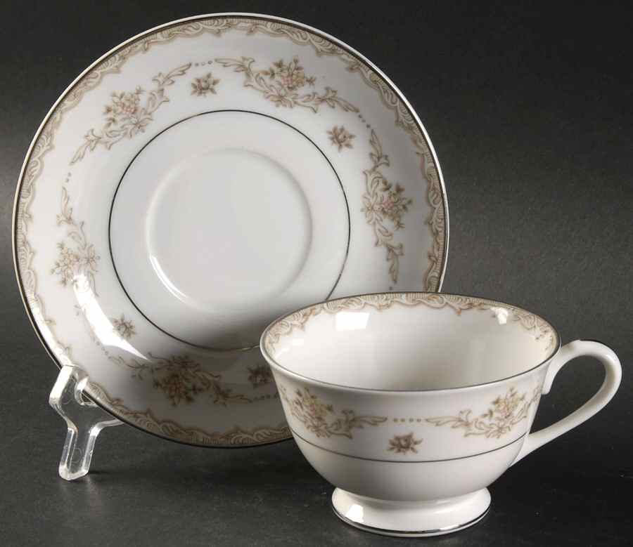 Kenwood Footed Cup & Saucer Set by Sango-1