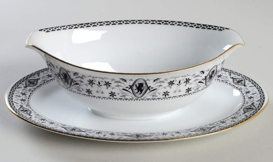 Kent Gravy Boat with Attached Underplate by Sango-1