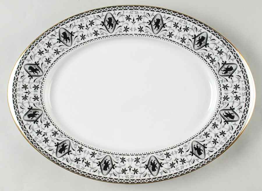 Kent 14" Oval Serving Platter by Sango-1